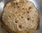 A picture of step 1 of Milk chapati.