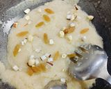 A picture of step 7 of Semolina Halwa.
