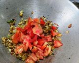 A picture of step 3 of Potato, Dry Yellow Peas Curry (Aloo, Yellow Matar Subzi).