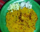 A picture of step 5 of Handva chilla.