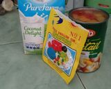 Foto langkah ke 1 dari resep Puding Fruity Coconut Delight.