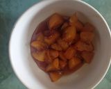 Foto del paso 1 de la receta: Crema diplomática sabor durazno