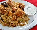 A picture of step 3 of Hyderabadi Chicken Dum Biryani.