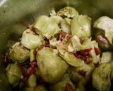 Foto del paso 2 de la receta Alcachofas con jamón ibérico