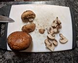 A picture of step 1 of Mushroom Alfredo Instant Pot IP.