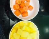 Hình bước làm 1 của món Móng giò 🐷 ninh khoai tây🥔🥔