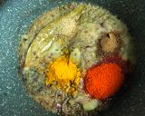 A picture of step 4 of Keema Pasta Curry.