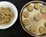 A picture of step 4 of Little Millet Masal vada.