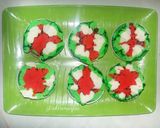 Foto langkah ke 4 dari resep Bolu Kukus Semangka.