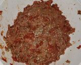 A picture of step 1 of BBQ Meatloaf.