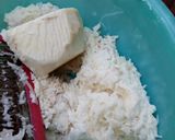 A picture of step 2 of Yam pancake.