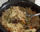 A picture of step 7 of Vegetable Pulao.