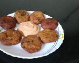 A picture of step 5 of Potato Pattis.