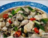 蔭豉豆腐蚵 來自大海與大地的優質蛋白，禽流感來也不怕!的食譜步驟1照片