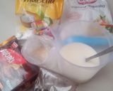 Foto langkah ke 1 dari resep Mochi isi wafer coklat (tanpa tepung ketan).