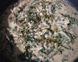 A picture of step 5 of Palak Paneer.
