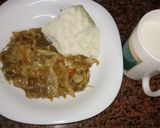 A picture of step 2 of Lunch my style #author marathon sima,stir fry and mala.
