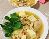 Hình bước làm 8 của món Bún măng gà