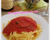 Foto del paso 3 de la receta: Tallarines en salsa de tomate aromatizada con hiervas