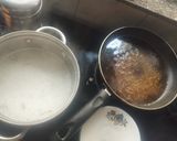 A picture of step 3 of Fasting special sabudana kheer with dryfruits and jaggery.