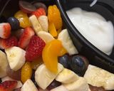 A picture of step 1 of Fruit salad.