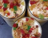 A picture of step 3 of Fruit cake custard.