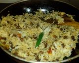 A picture of step 8 of Kala chana pulao with makhmali paneer.
