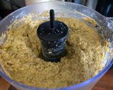 A picture of step 2 of Penne with Gordal Olive & Pistachio Pesto.