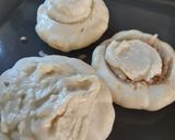 A picture of step 5 of Sausage meat stuffed patty pans.