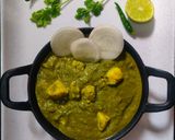 A picture of step 18 of Palak Paneer.