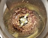 A picture of step 3 of Red Treviso Radicchio Pesto.