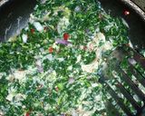 A picture of step 5 of Scrambled veggie eggs.