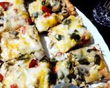 عکس مرحله 1 از دستور پیتزا مرغ و قارچ 🍕