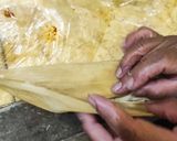 A picture of step 8 of Oaxacan Mole Tamales ✨.