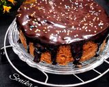 A picture of step 4 of Chocolate coffee cake.