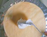 Foto langkah ke 5 dari resep Mille crepe cake taro cream durian.