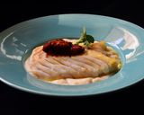 Une image de l'étape 3 de Dos de cabillaud rôti sur purée fine de chou fleur.