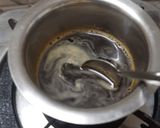 A picture of step 1 of Latte Flat White Coffee (without machine / on gas).