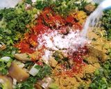A picture of step 4 of Mooli ke Patton Ki Sabzi - (Radish Greens Stir Fry).