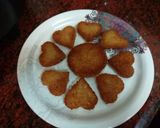 A picture of step 7 of Crunchy kalakand bites.