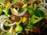 Daging goreng kunyit brokoli #phopbylinimohd #batch18