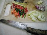 Tumis Ayam Tepung Pedas