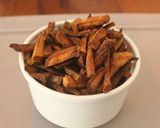 A picture of step 3 of Yam fry.
