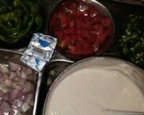 A picture of step 1 of Cheese Capsicum uttapam.