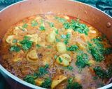 A picture of step 3 of Mushroom masala.