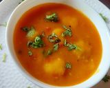 A picture of step 5 of Rildok (Nepali soup)).