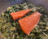 Foto del paso 3 de la receta Espaguetis integrales con verduras y salmón