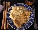 Foto del paso 7 de la receta Tortillita francesa de jamón ibérico