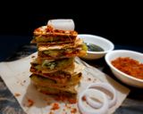 वडापाव केसाडिला (vadapav quesadilla recipe in marathi) रेसिपी स्टेप 11 फोटो 