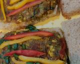 A picture of step 7 of Spicy sprouts masala sandwich.